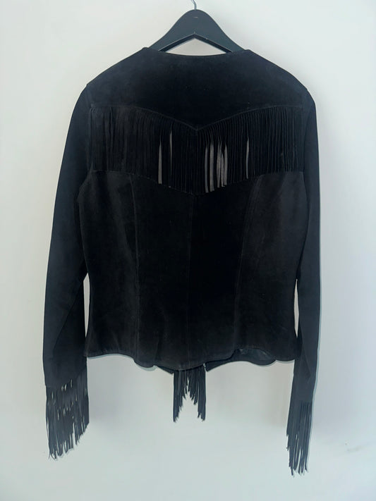 Vintage Suede Fringe Jacket