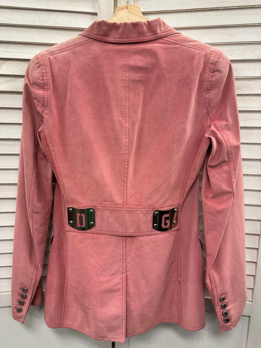 Vintage Dolce & Gabbana Pink Suede Jacket