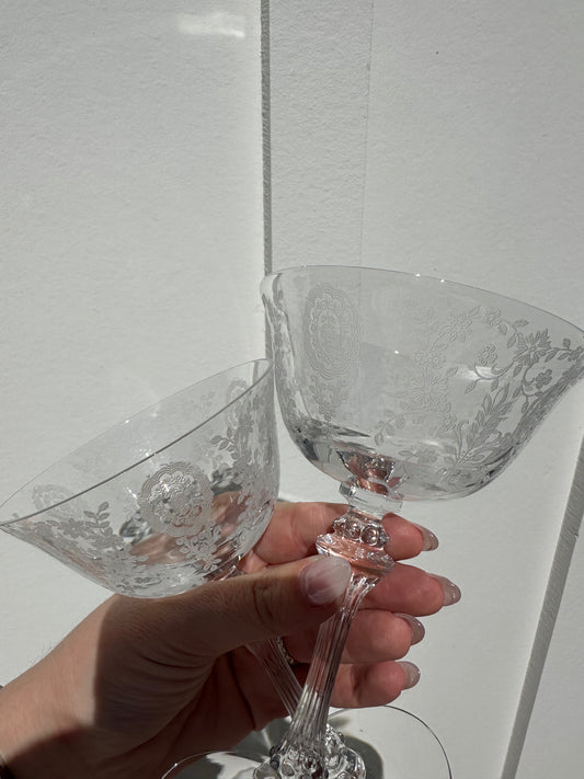 Antique (1930s) Coupe Glasses