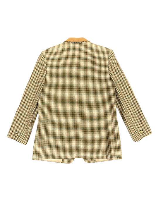 Vintage Plaid Blazer