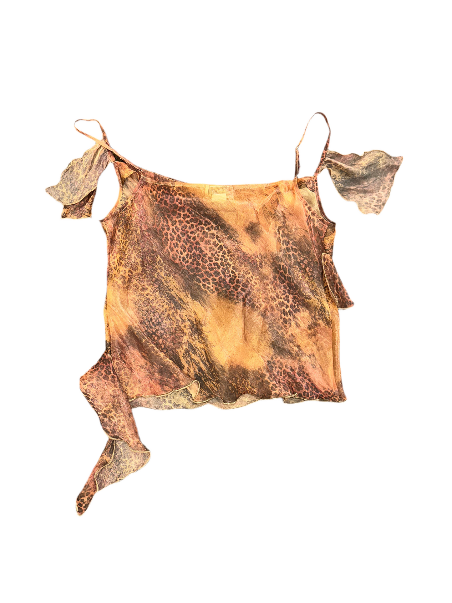 Vintage Sheer Cheetah Tank Top