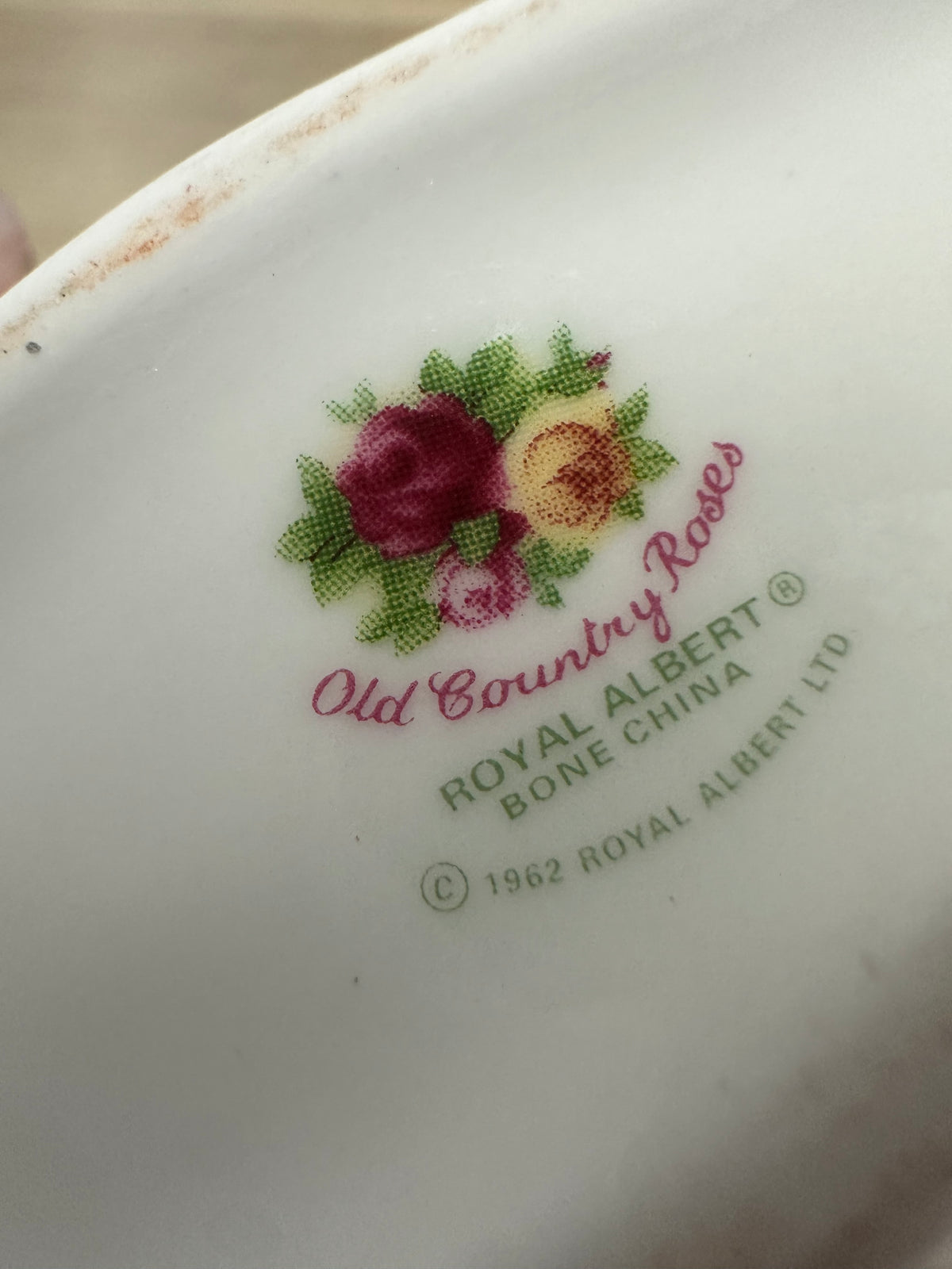 Vintage Bone China Swan Trinket Dish