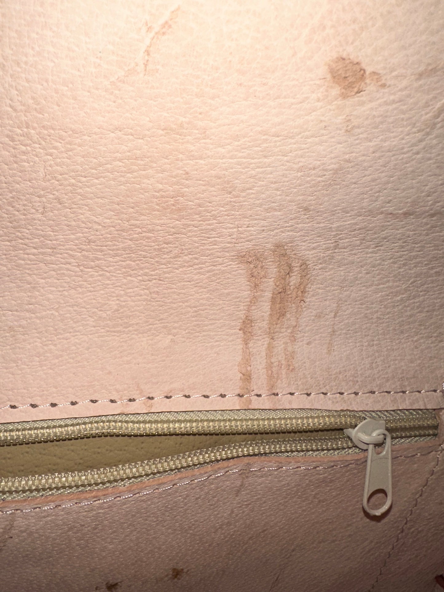 Vintage Genuine Leather Red Crossbody Purse