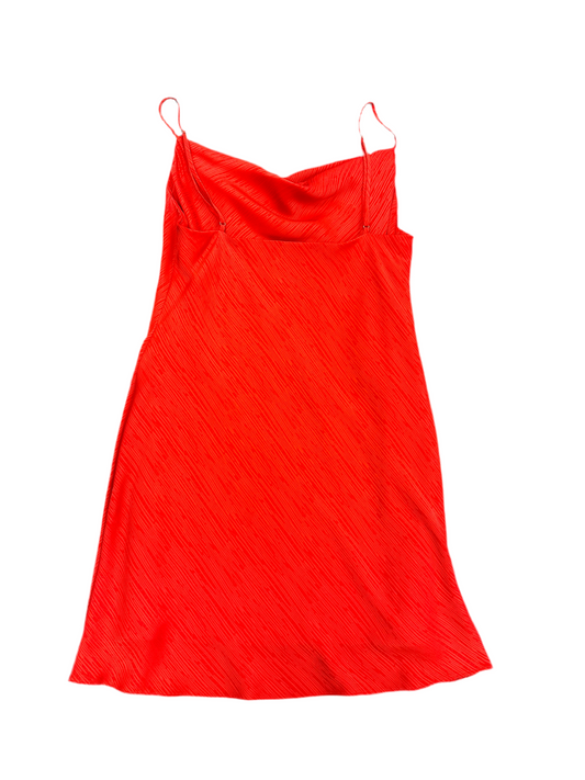 Red Silk Slip Dress