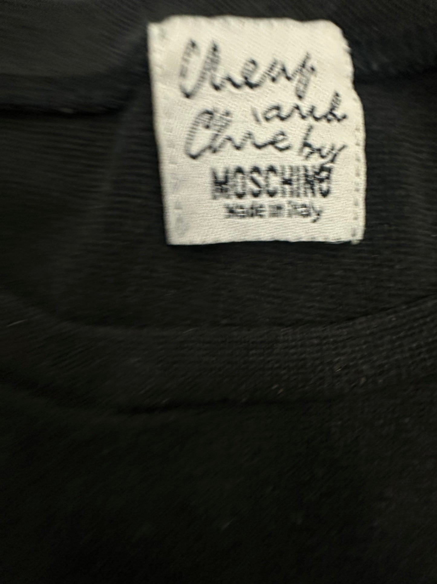 Vintage Moschino Logo Baby Tee