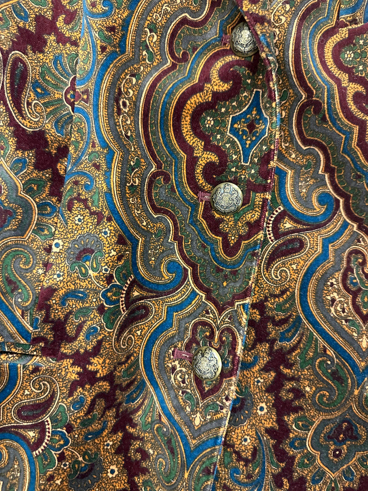 Vintage Ralph Lauren Baroque Paisley Blazer
