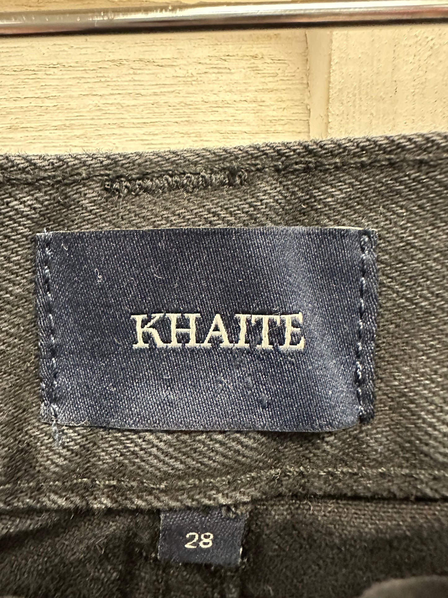 Khaite Long Denim Shorts