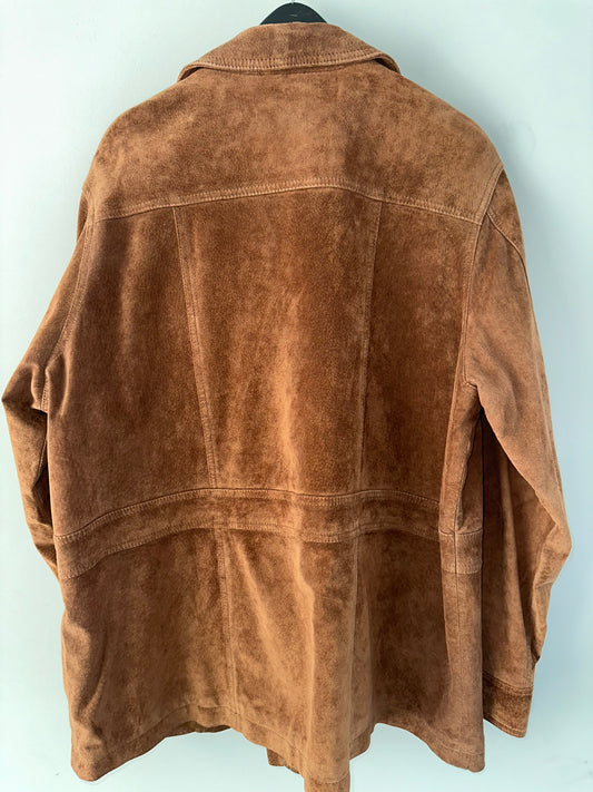 Vintage Eddie Bauer Brown Suede Jacket