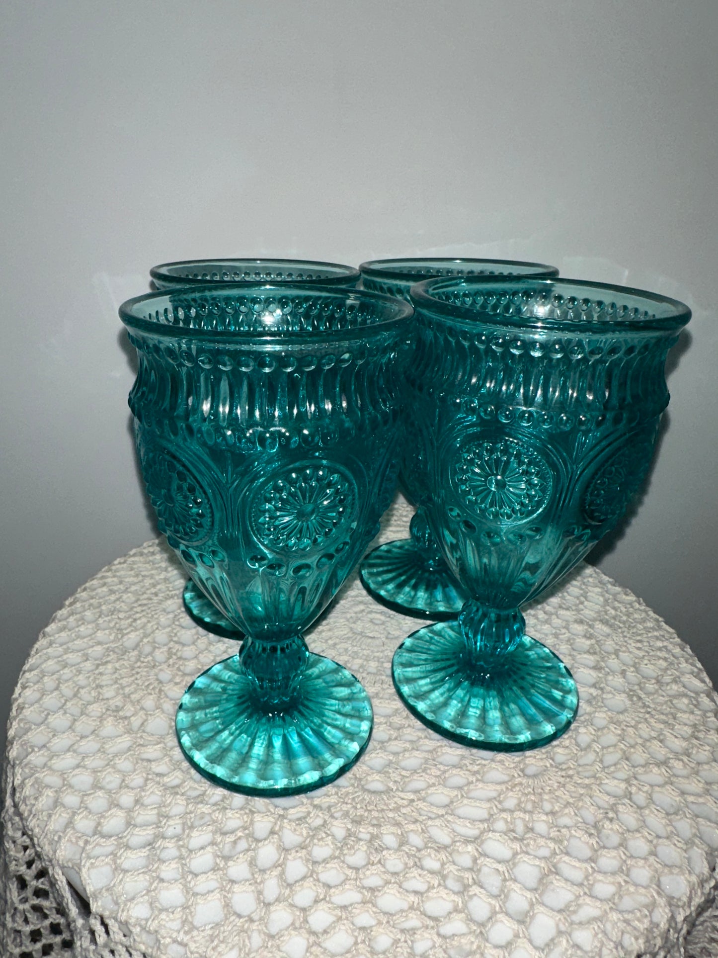 Turquoise Water Glass