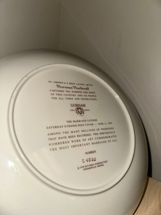 Vintage Norman Rockwell Plate