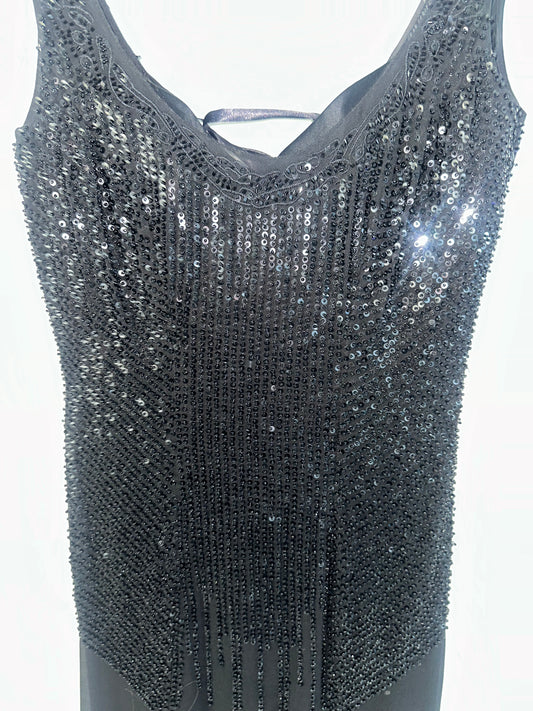 Vintage Embellished Evening Dress