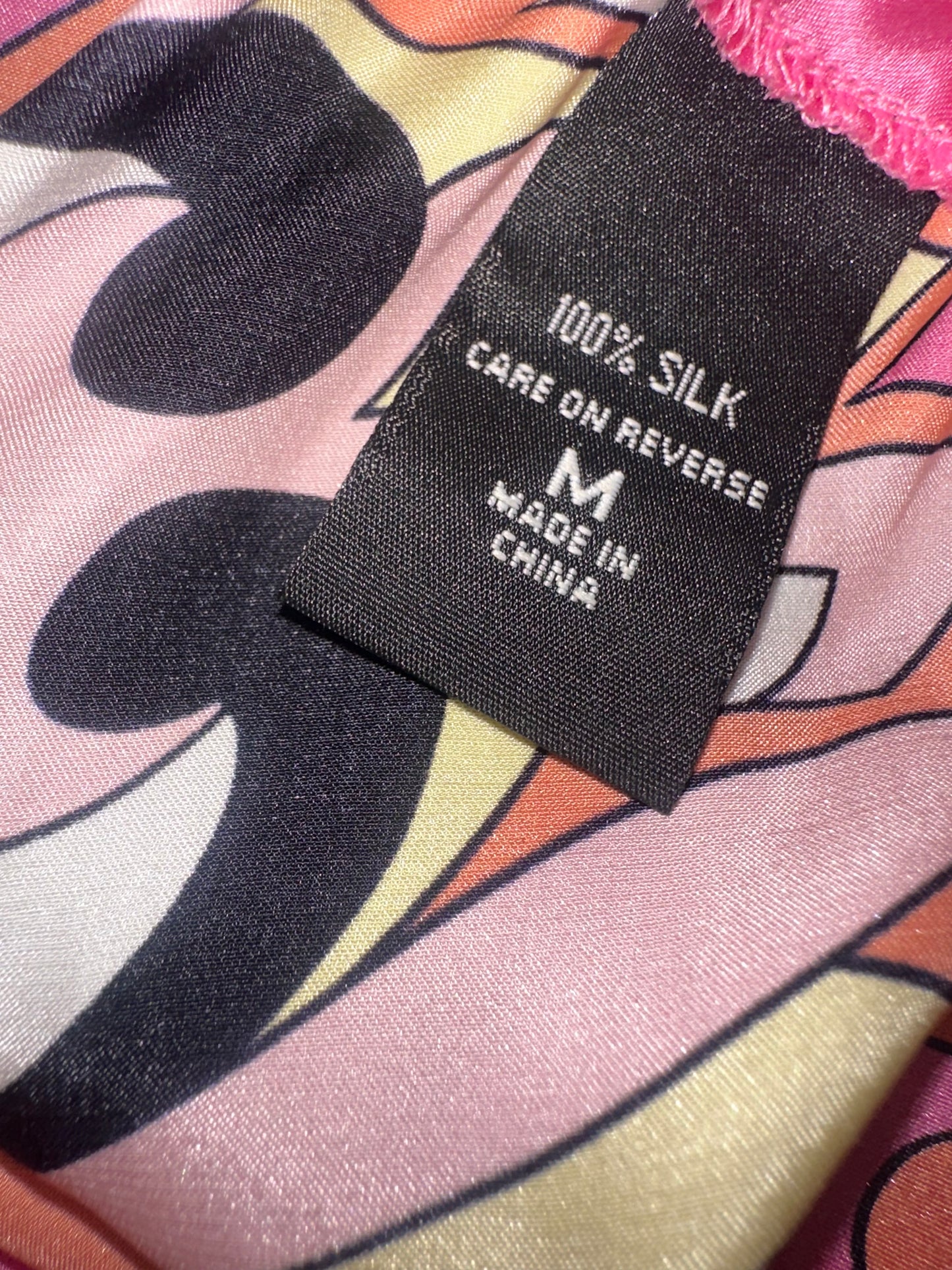Vintage High Neck Silk Tank Top