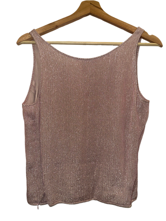 Vintage Sparkly Pink Cami