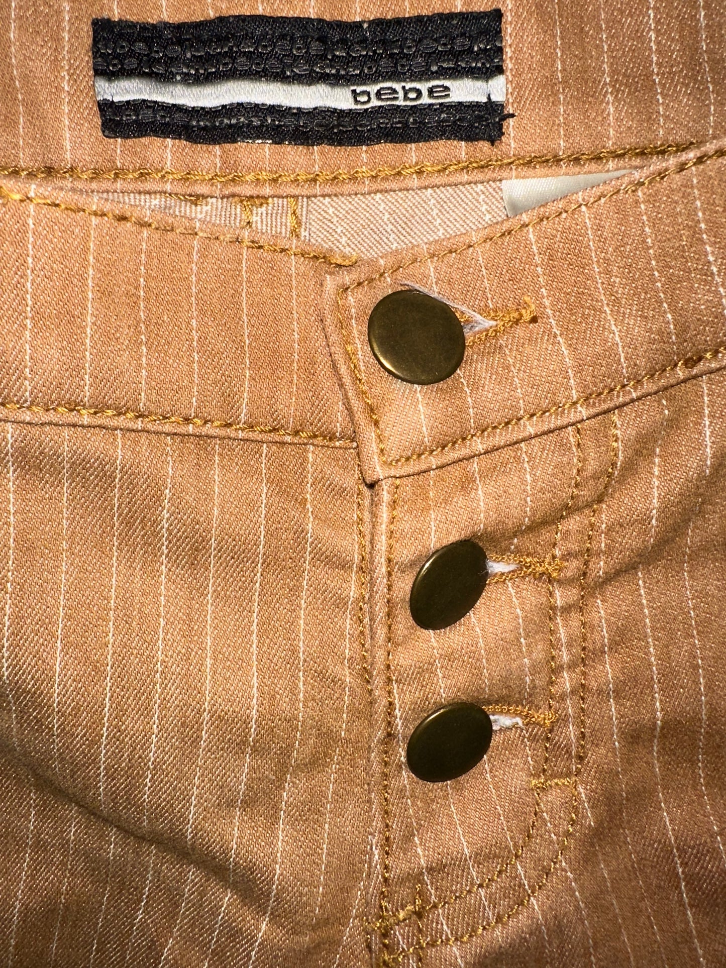 Vintage Bebe Pinstriped Pants