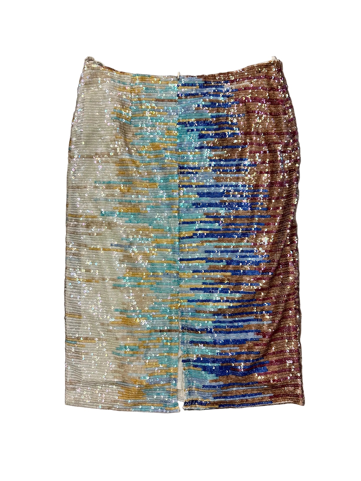 Vintage Sequins Midi Skirt