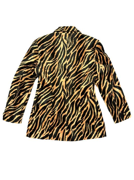 Vintage Tiger Print Blazer