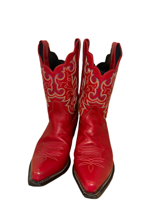 Red Cowboy Boots