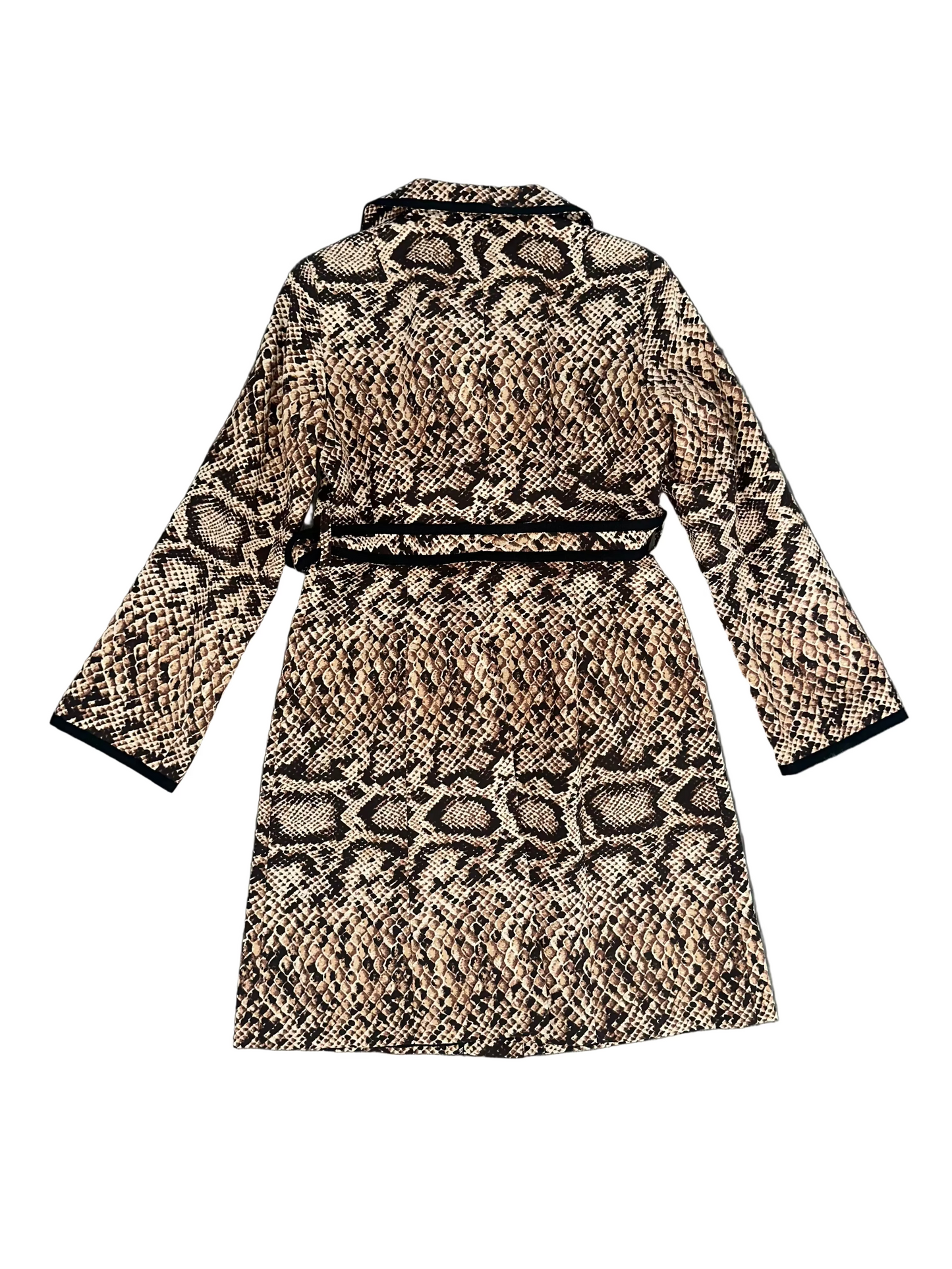 Vintage Snakeskin Trench Coat
