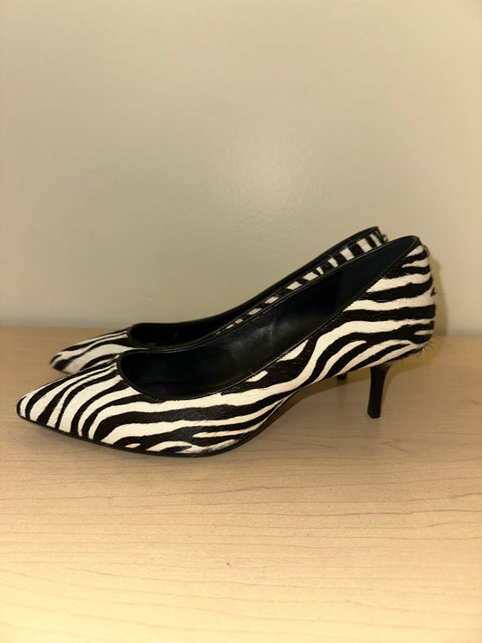 Zebra Kitten Heels