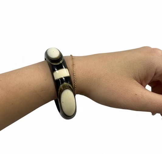 Black and White Bangle