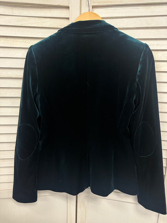 Vintage Green Velvet Blazer