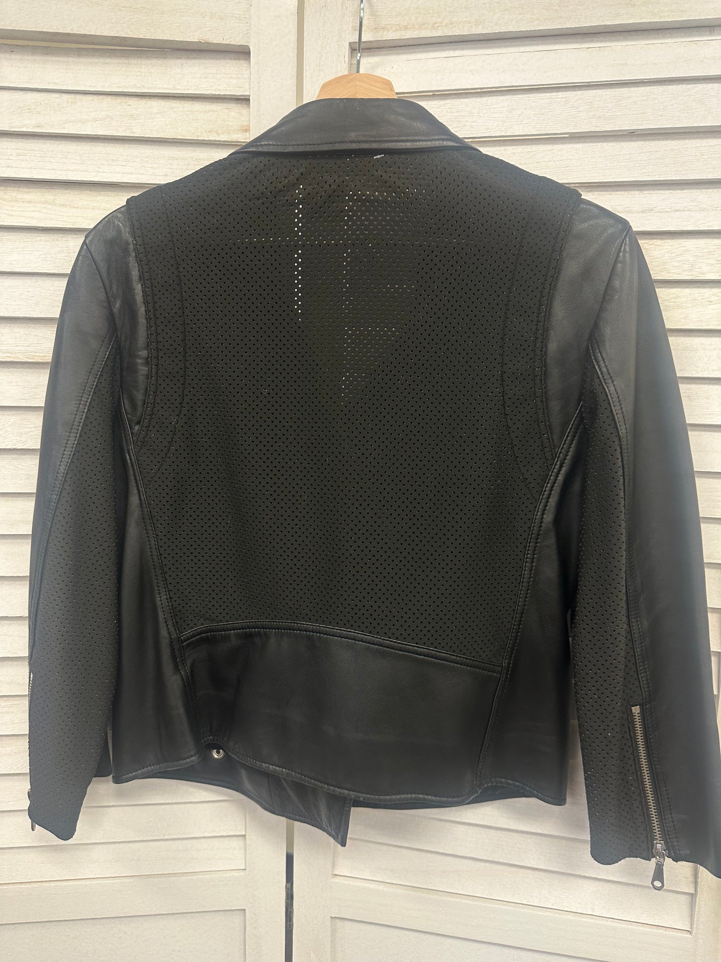 Vintage Leather Moto Jacket