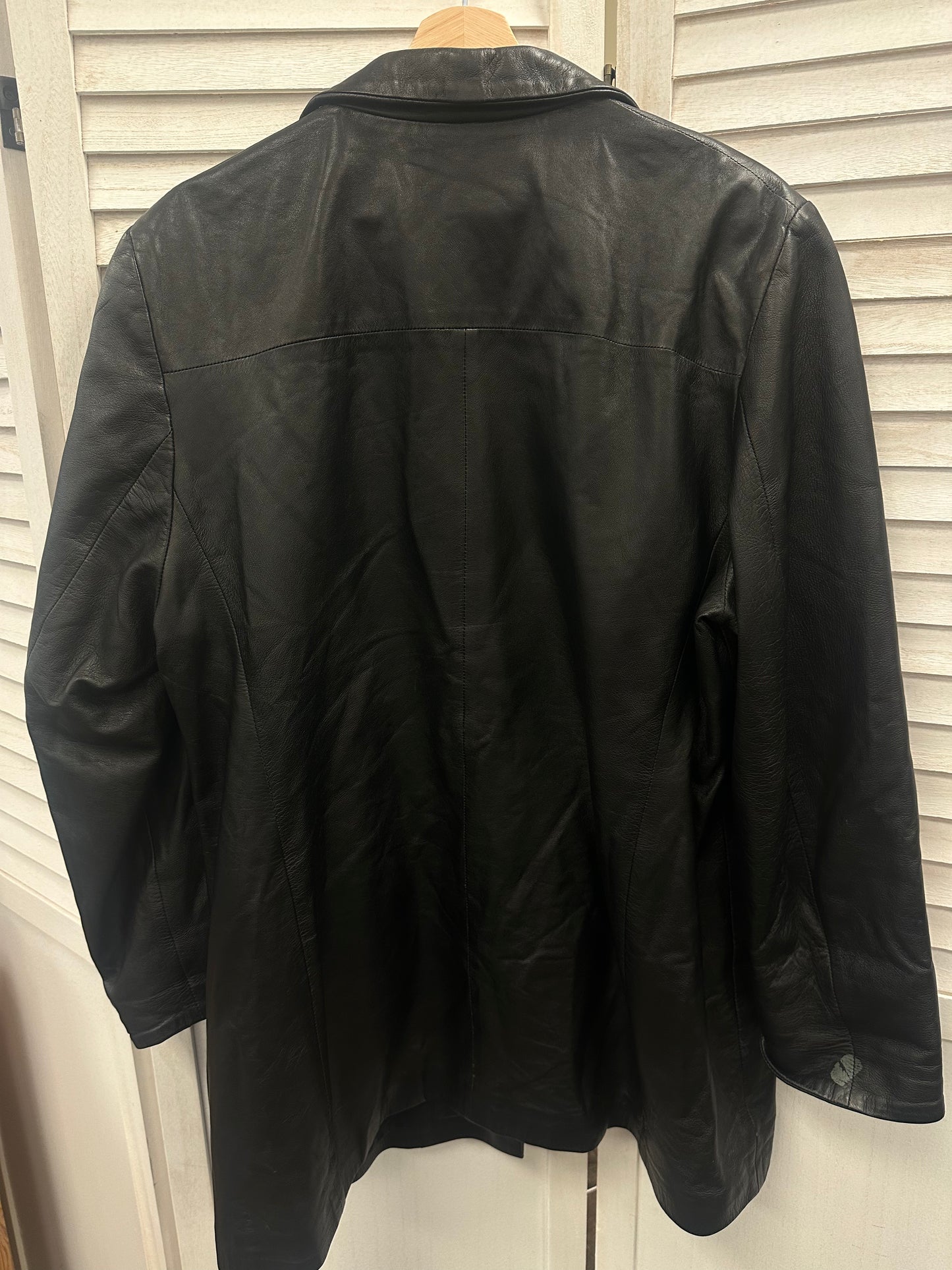 Vintage Italian Leather Blazer