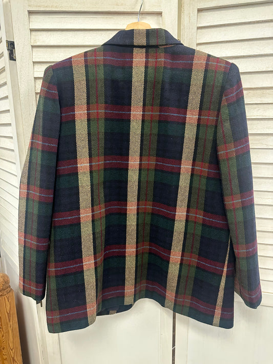 Vintage Plaid Blazer