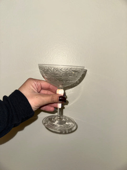 Antique Coupe Champagne Glass