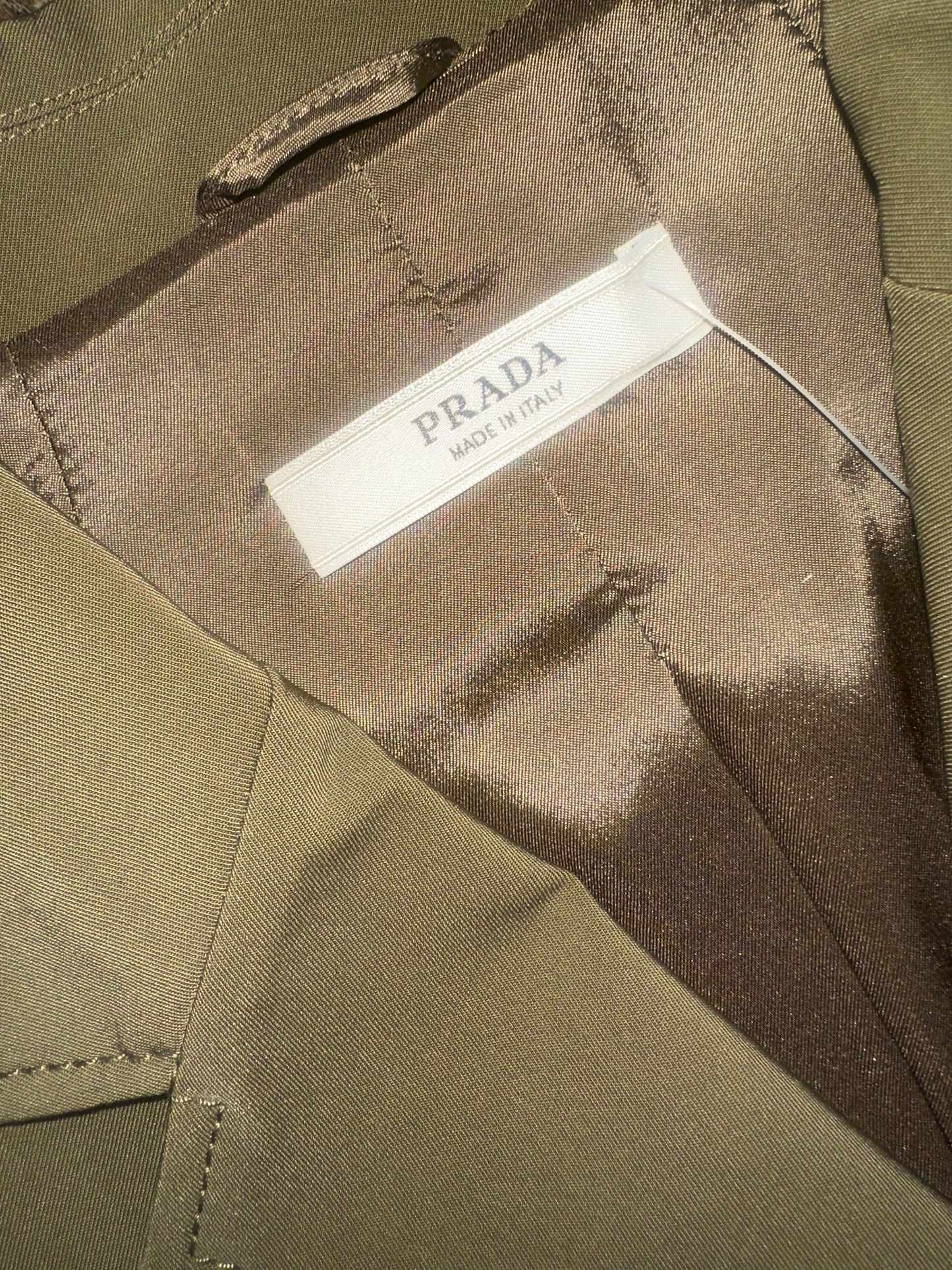 Vintage Olive Green Prada Blazer