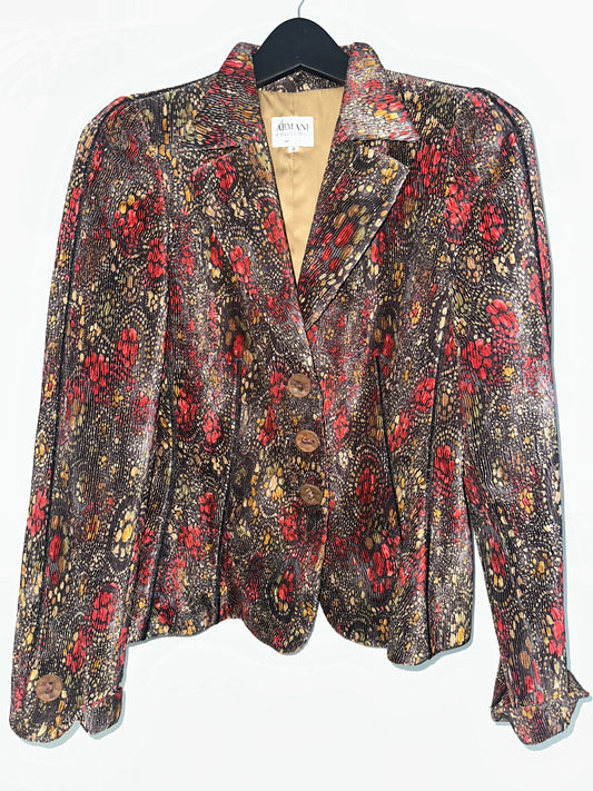 Vintage Floral Armani Blazer