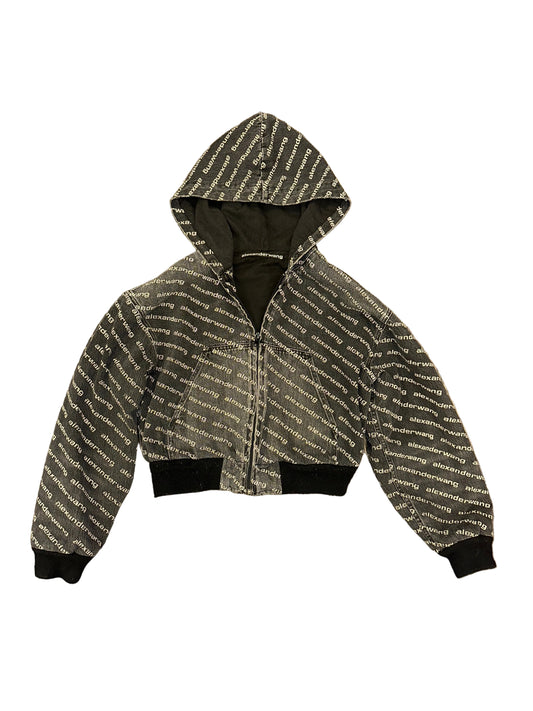Alexander Wang Denim Hoodie Jacket