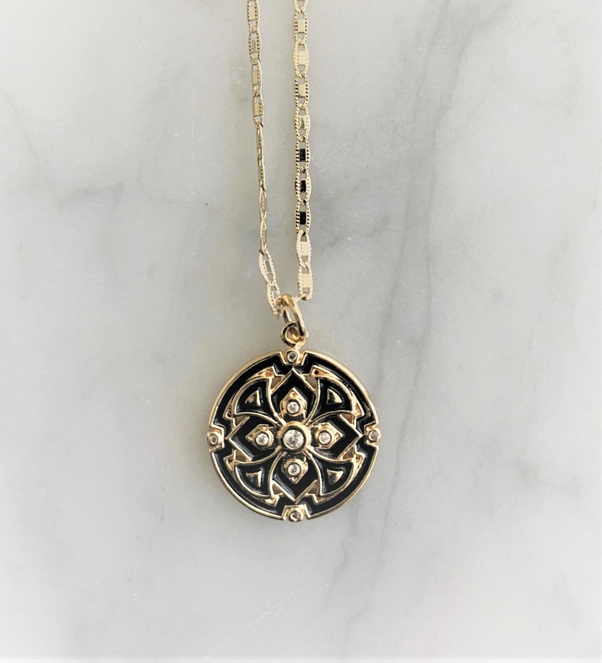 GALYNT Chivalry Medallion Necklace