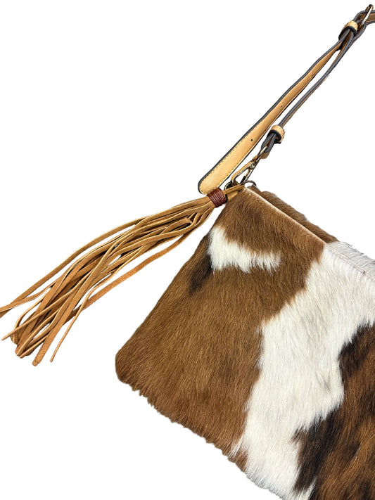 Vintage Ponyhair & Leather Crossbody Purse