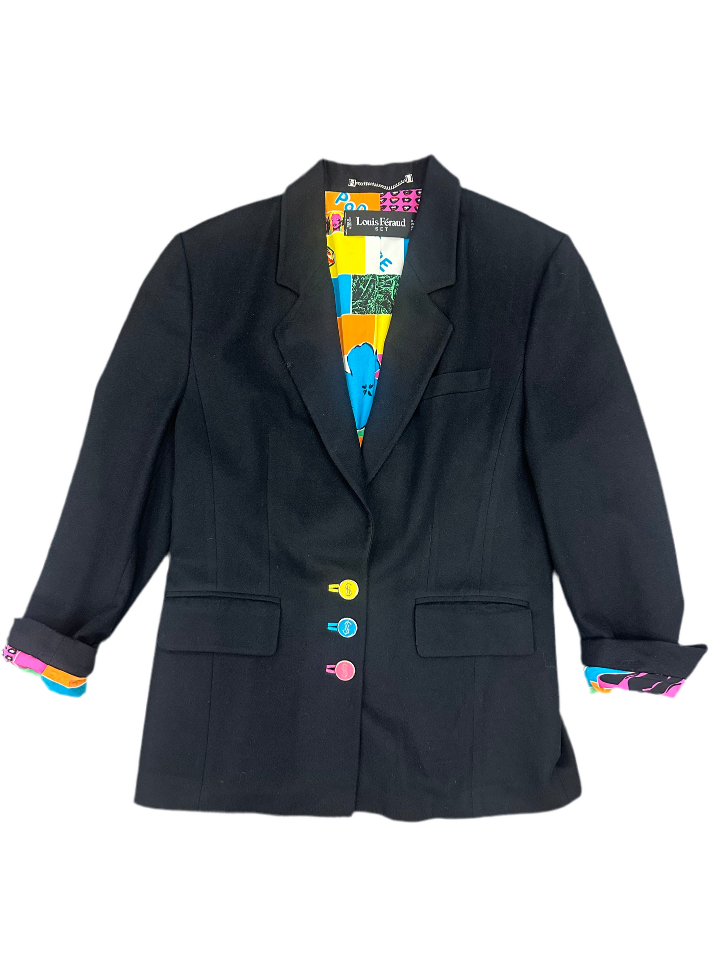 Vintage Louis Feraud Pop Art Blazer
