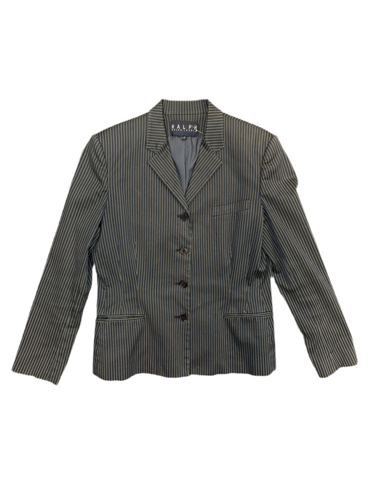 Vintage Ralph Lauren Navy Blue Pinstripe Blazer