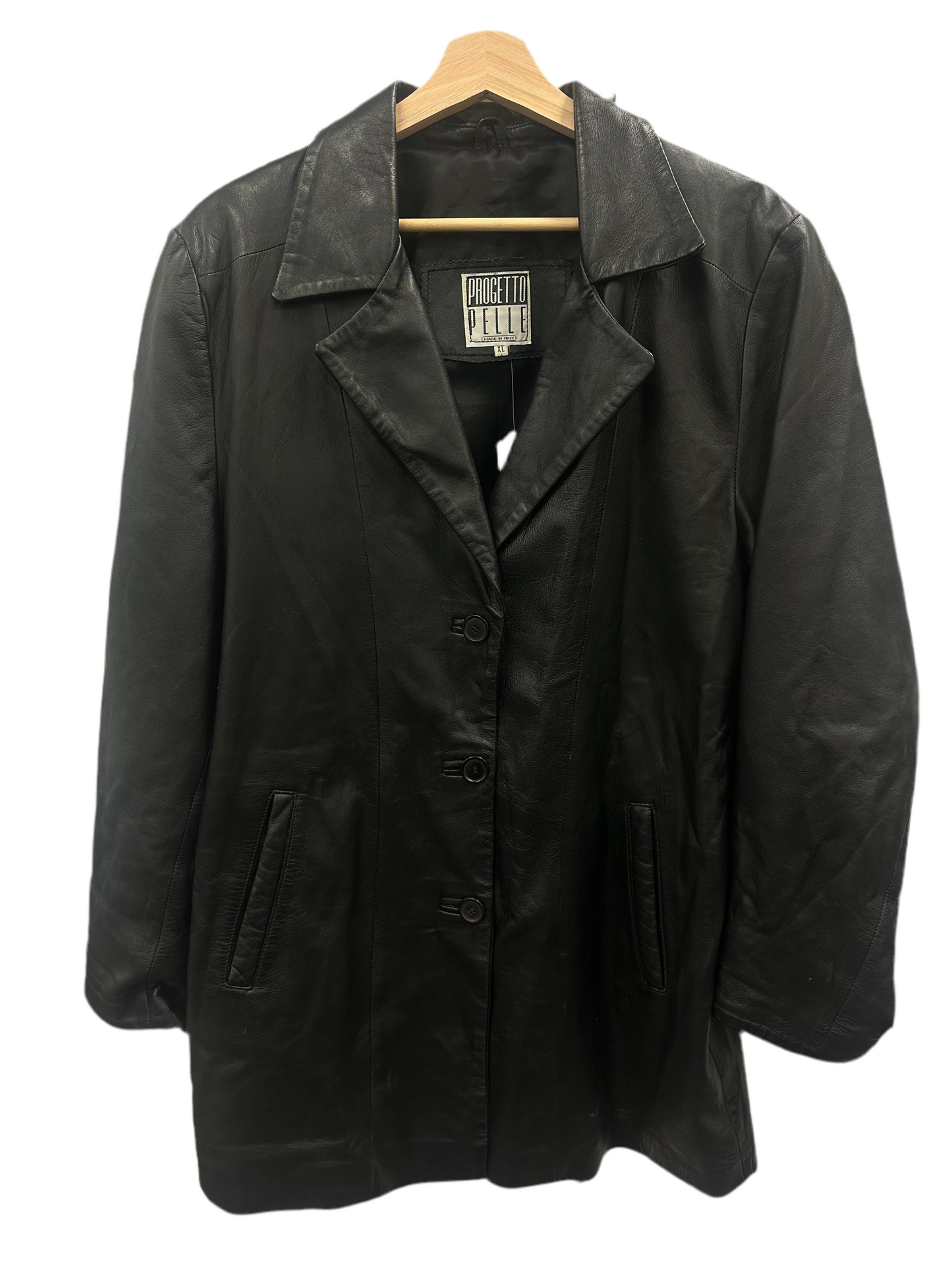 Vintage Italian Leather Blazer