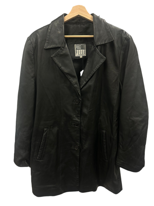 Vintage Italian Leather Blazer