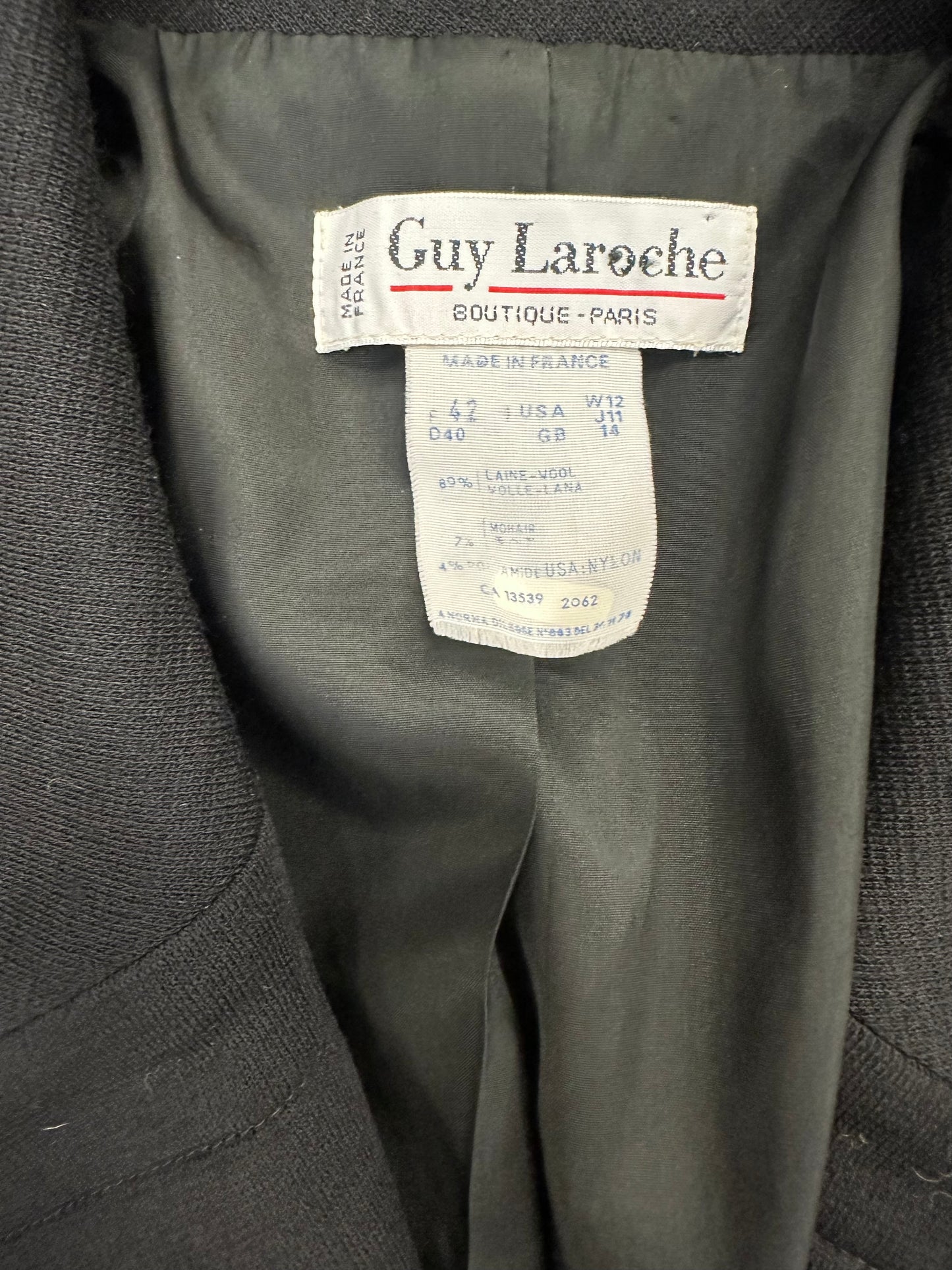Vintage 1980s Guy Laroche Blazer