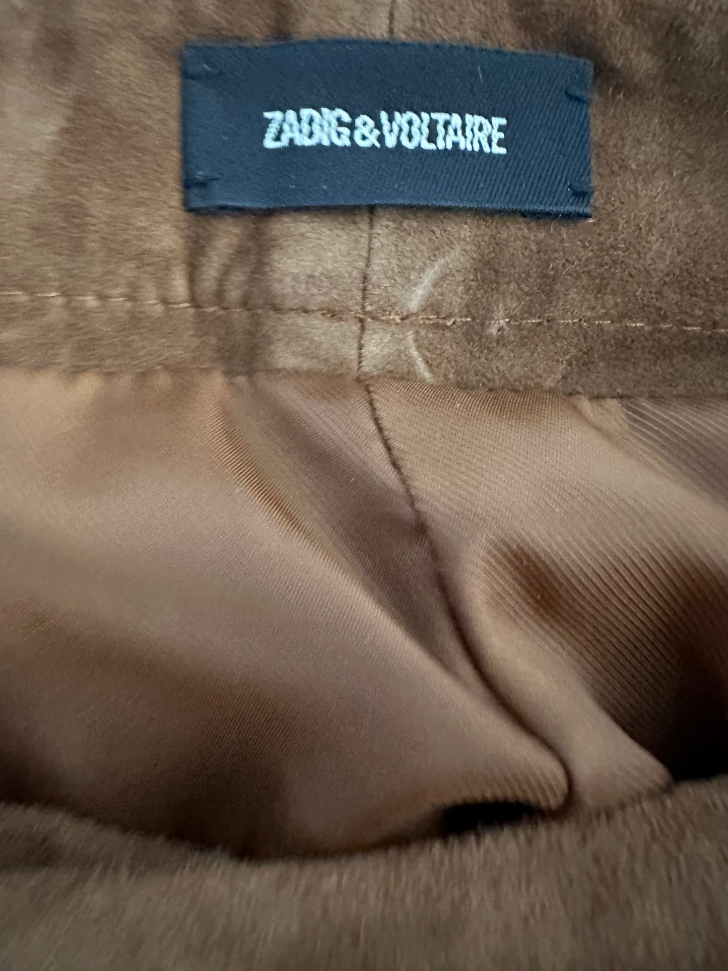 Zadig & Voltaire Suede Shorts