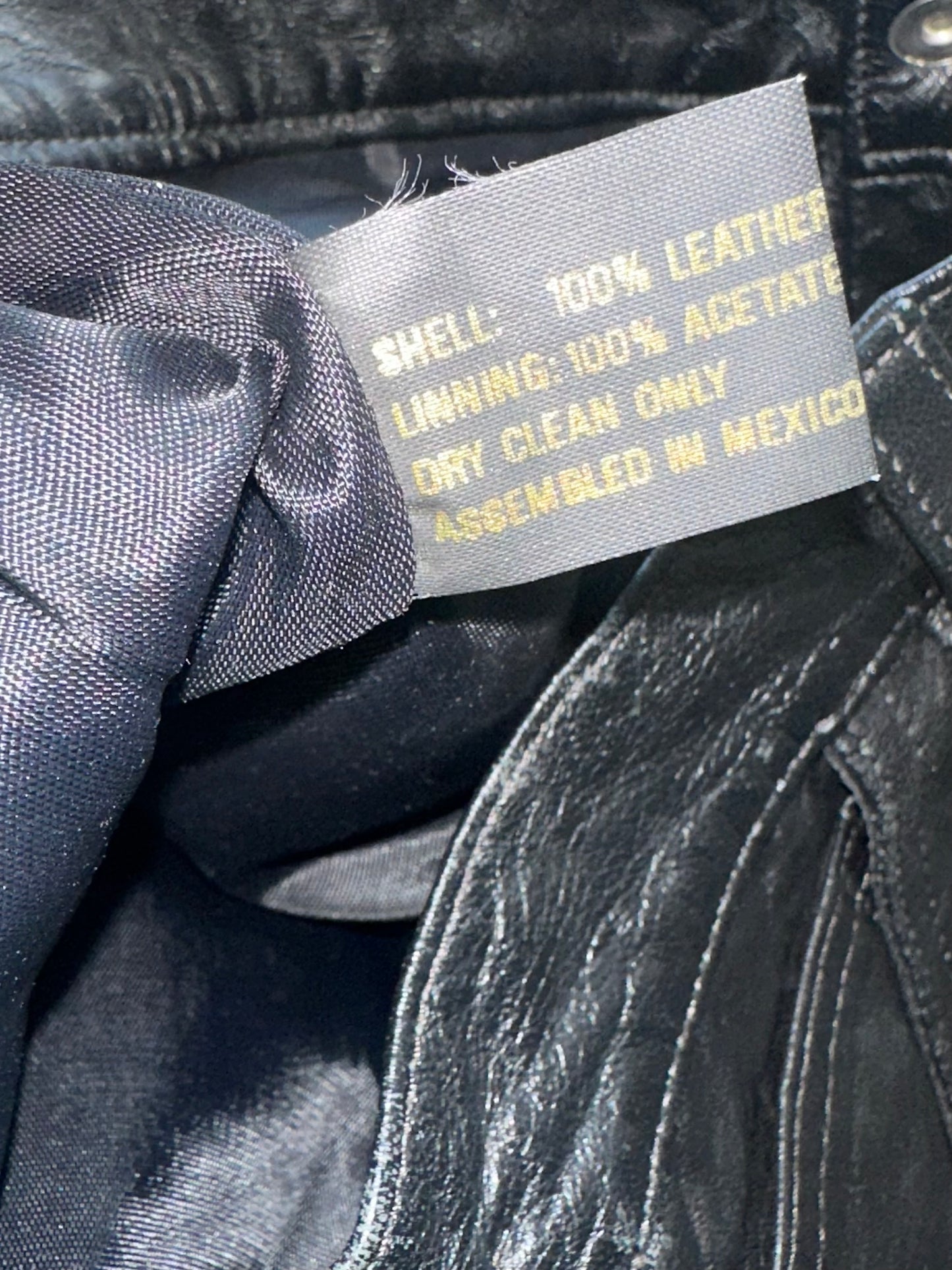 Vintage Leather Shorts