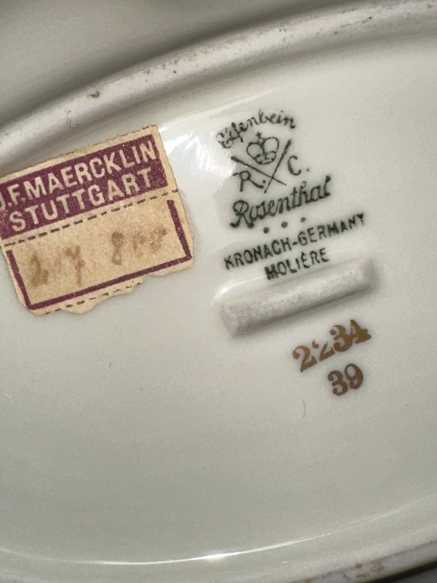 Antique Jewelry Dish