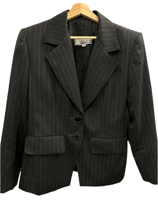 Vintage Yves Saint Laurent Pinstripe Blazer