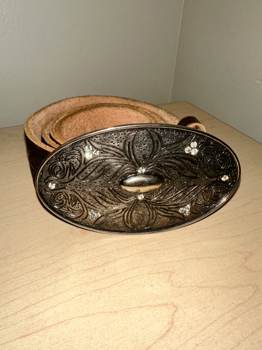 Vintage Dark Brown Belt