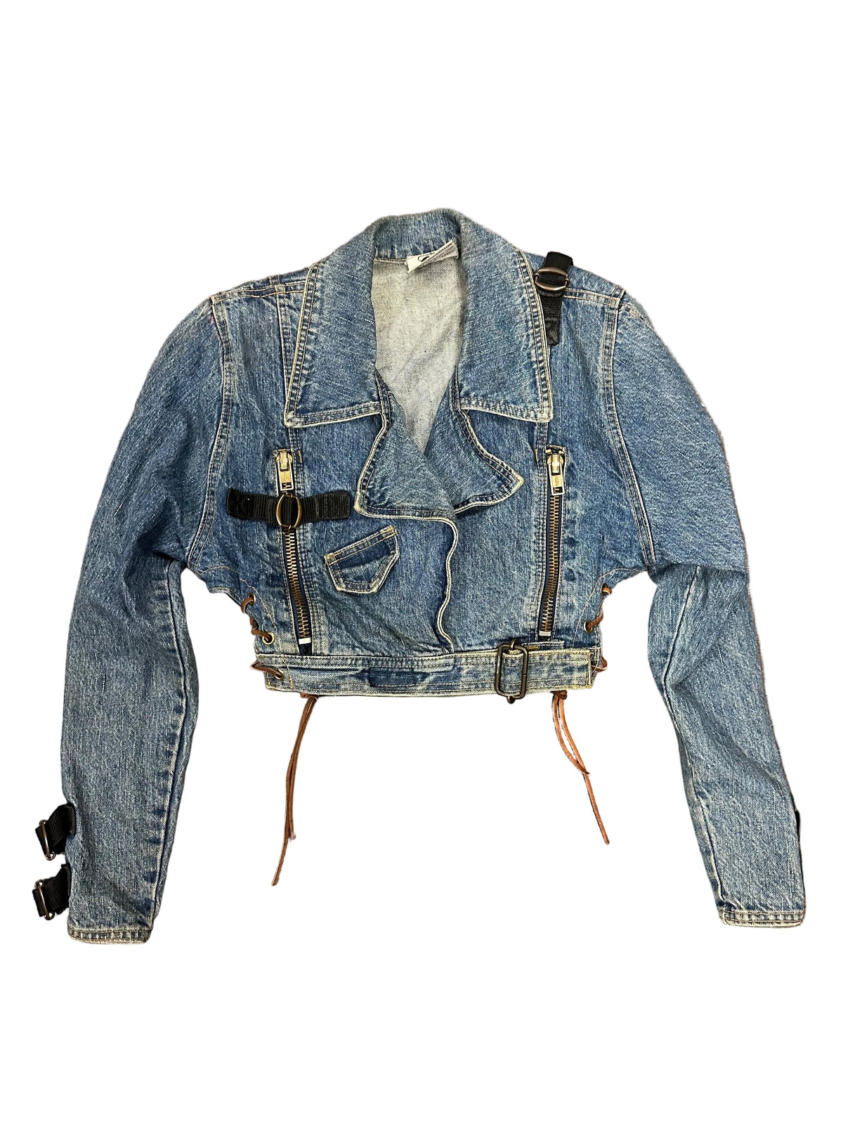 1980s Cropped Denim Jacket