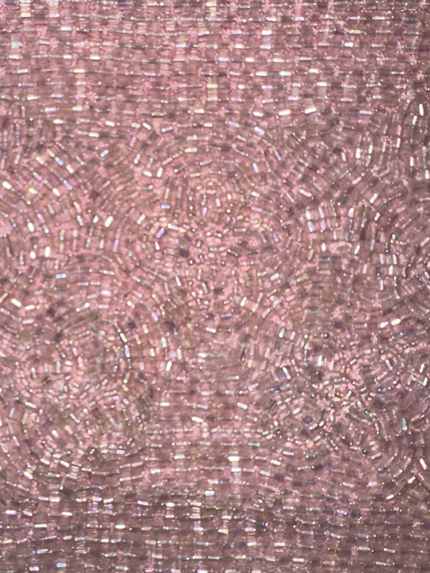 Vintage Small Pink Beaded Purse