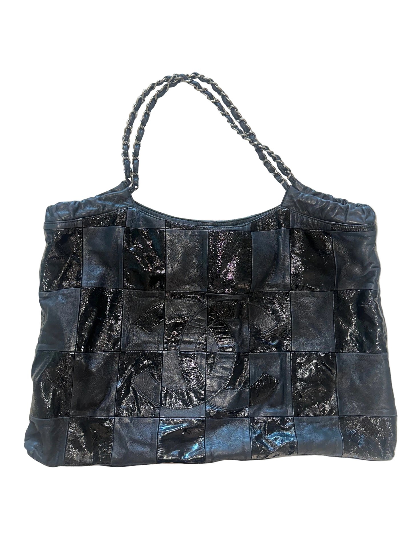 Vintage Chanel Large Leather Tote