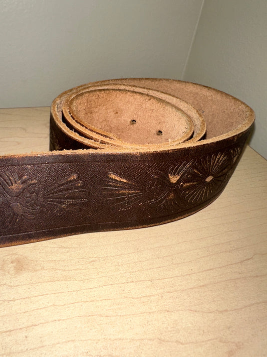 Vintage Dark Brown Belt