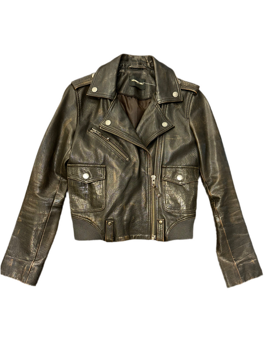 Vintage Members Only Leather Jacket