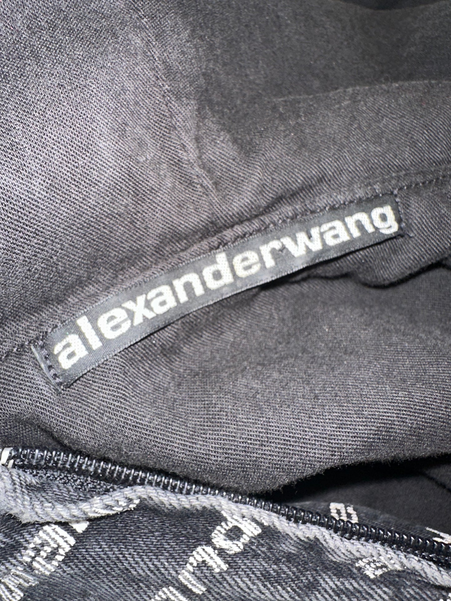 Alexander Wang Denim Hoodie Jacket